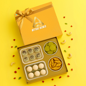 Mithai Remix Festive Hamper Exotic Sweet Gift Box-2,  600gm