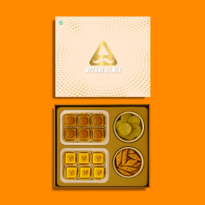 Mithai Remix Festive Hamper Premium Sweet Gift Box-1,  600gm