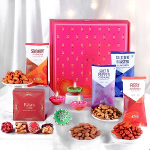 Assorted Treats N Diya Diwali Hamper