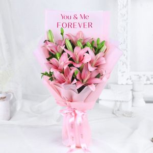 Blooming Together Always Lily Bouquet