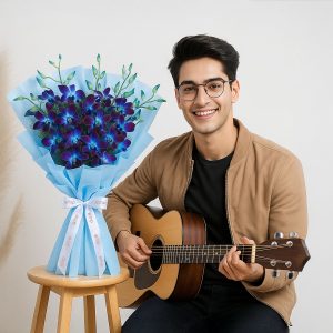 Blue Orchids with Live Guitarist for Dad