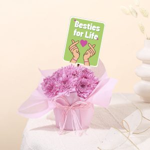 Dreamy Daisy Bouquet N Fridge Magnet Gift for BFF