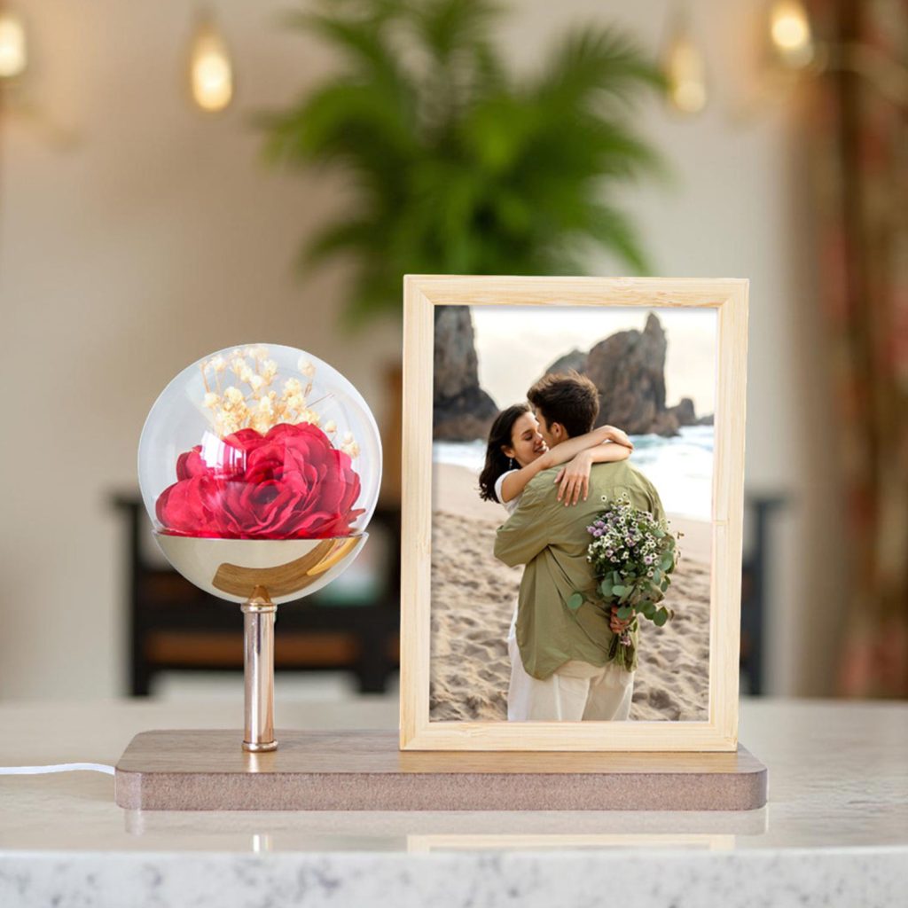 Digital Photo Frame Roses Forever Rose LED Photo Frame – Zestta Delight