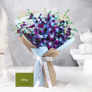 Gleaming Love Orchids Bouquet