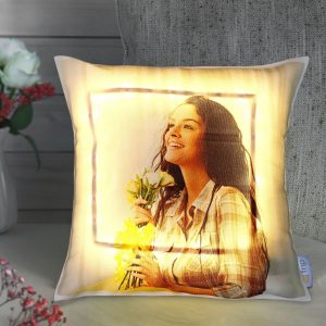 Personalized LED Cushion Yellow