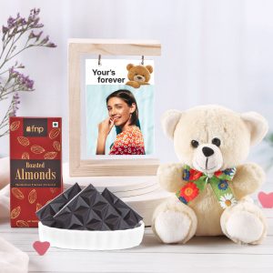 Picture Perfect Love Frame N Teddy Combo