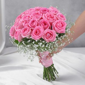 Romantic Blush Rose Bouquet