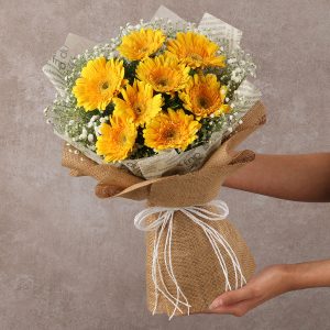 Yellow Mystique Gerbera Blossoms